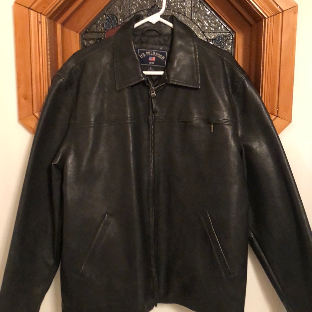 U.S Polo Assn. Leather Jacket (L)